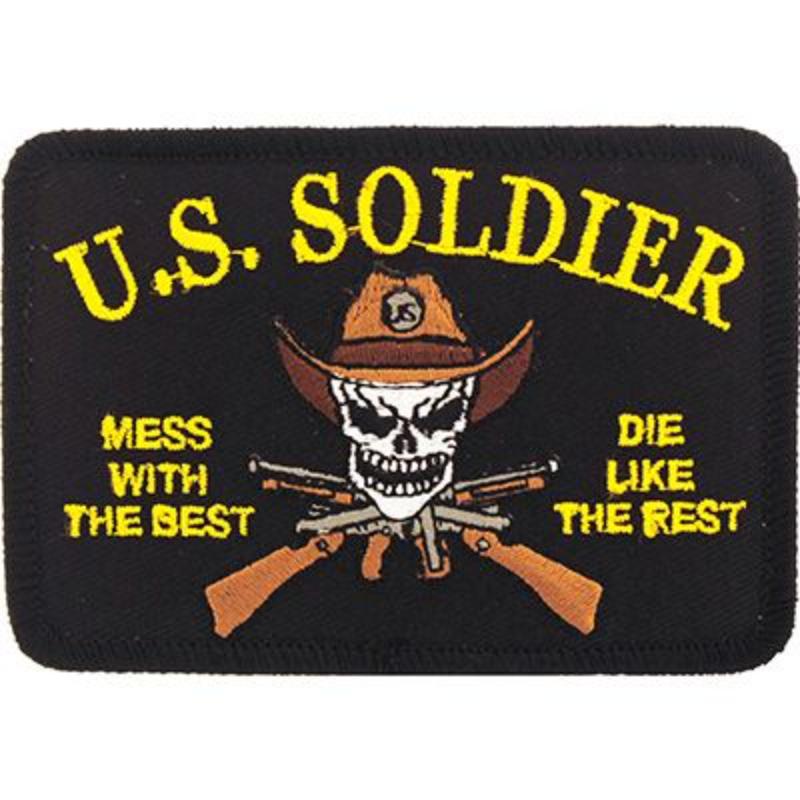 PM0464 Patch - Mess with Best Soldier - 4 in.