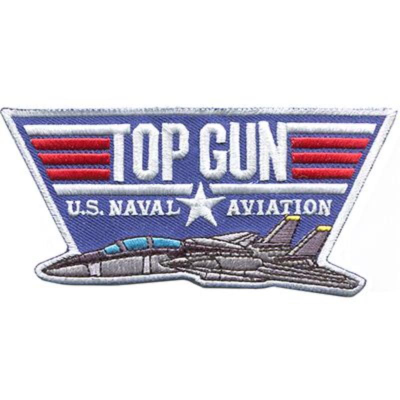 PM0468 Patch - USN, Top Gun, Jet Side - 4.63 in.
