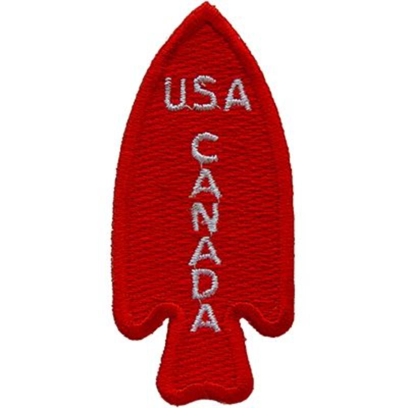 PM0503 Patch - World War II, Devils Brigade - USA & CANADA - 3.25 in.