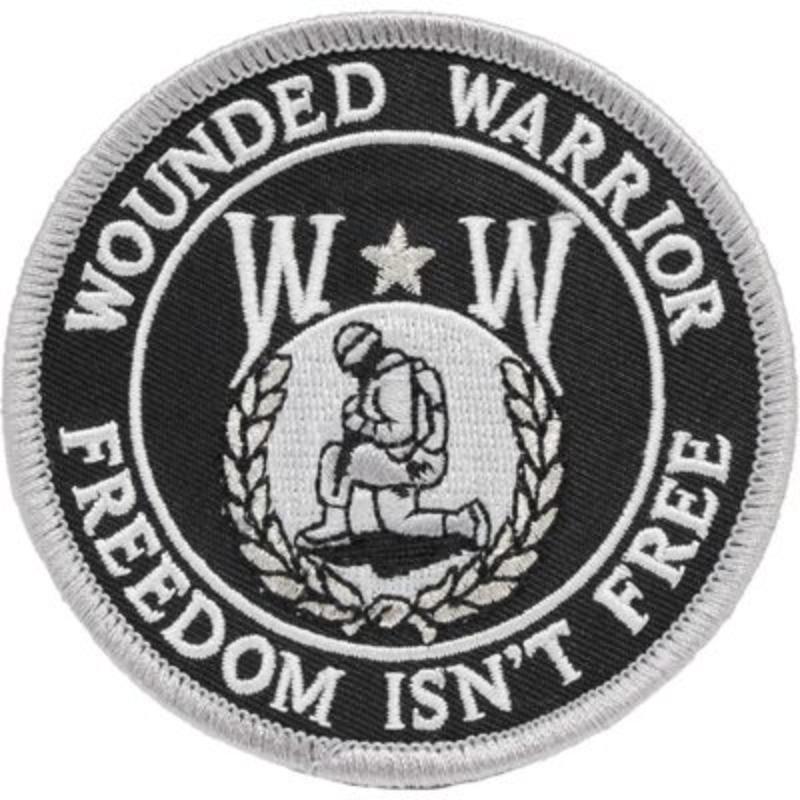 PM0512 Patch - Wounded Warrior - Freedom Isnt Free - 3.63 in.