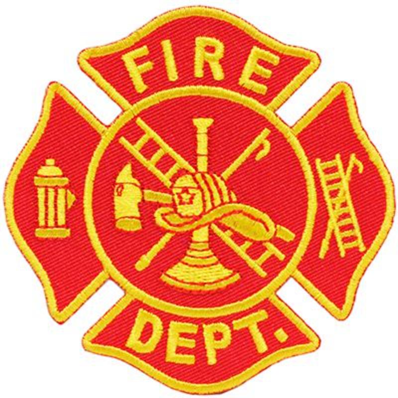 PM0593 Patch - Fire Department Logo - 3.63 in.