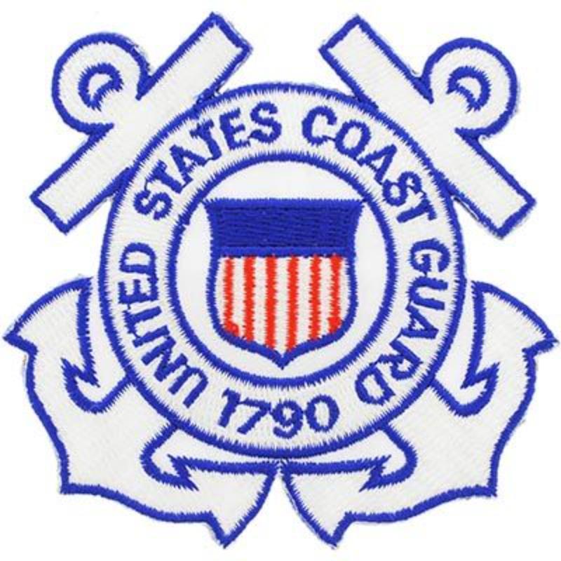 PM0623 Patch - United States Coast Guard, Logo 3 - 3 in.