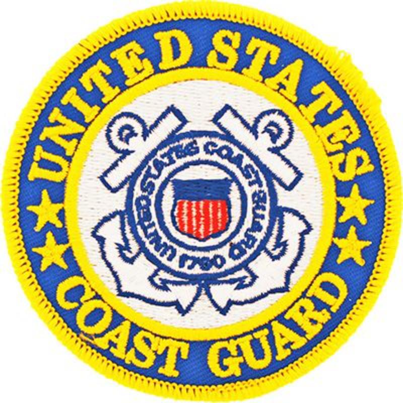 PM0671 Patch - United States Coast Guard, Logo 3 III - 3.63 in.