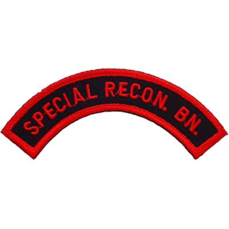PM0810 Patch - Special Forces, Tab - Rec.BN - 4.25 x 0.88 in.