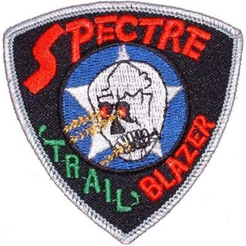 PM0811 Patch - USAF, Spectre, Trail - 3.25 in.