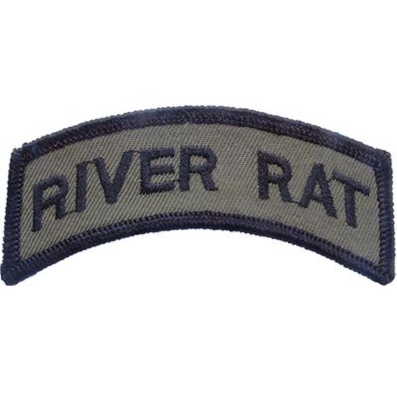 PM0837 Patch - Vietnam, Tab, River Rat - 3.5 x 1 in.