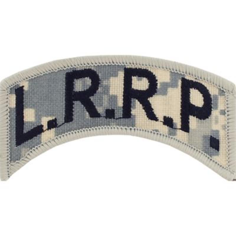 PM0888 Patch - Army, Tab, LRRP - Camo - 3.5 x 1.5 in.