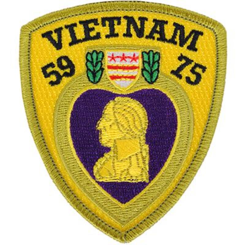 PM1177 Patch - Vietnam, Purple Heart - 3.25 in.