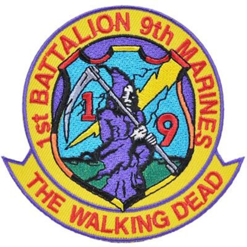 PM1276 Patch - USMC, The Walking De - 3.38 in.