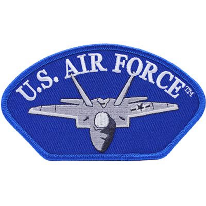 PM1335 Patch - USAF, Hat, Jet - 5.25 x 3 in.