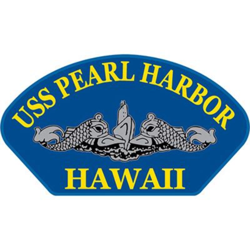 PM1512 Patch - USS, Pearl Harbor - 5.25 x 3 in.