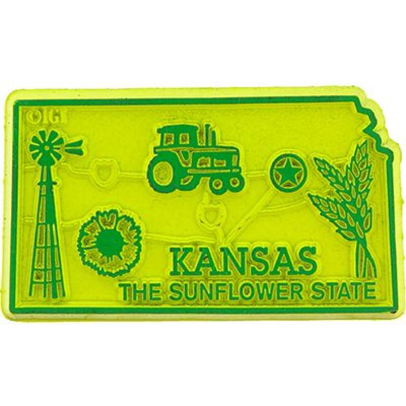 MG0017 Magnet - Kansas - 2 in.