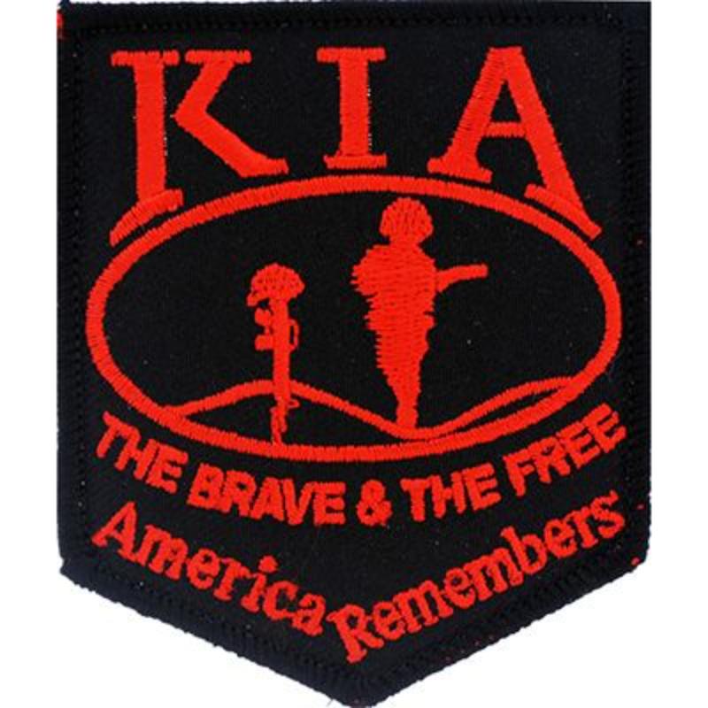PM3166 Patch - Kia America Remembers - Black & Red - 3 in.