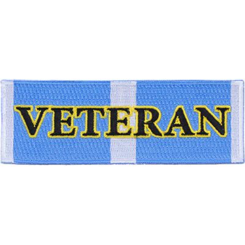 PM3195 Patch - Korea, Service Ribbon - Veteran - 4.25 x 1.5 in.