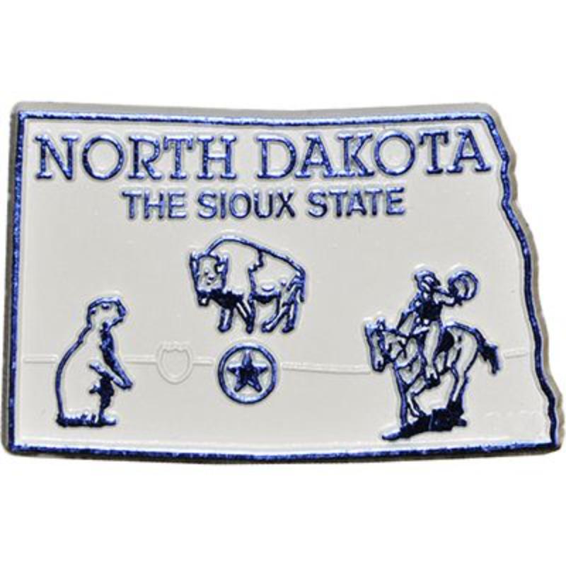 MG0035 Magnet - North Dakota - 2 in.