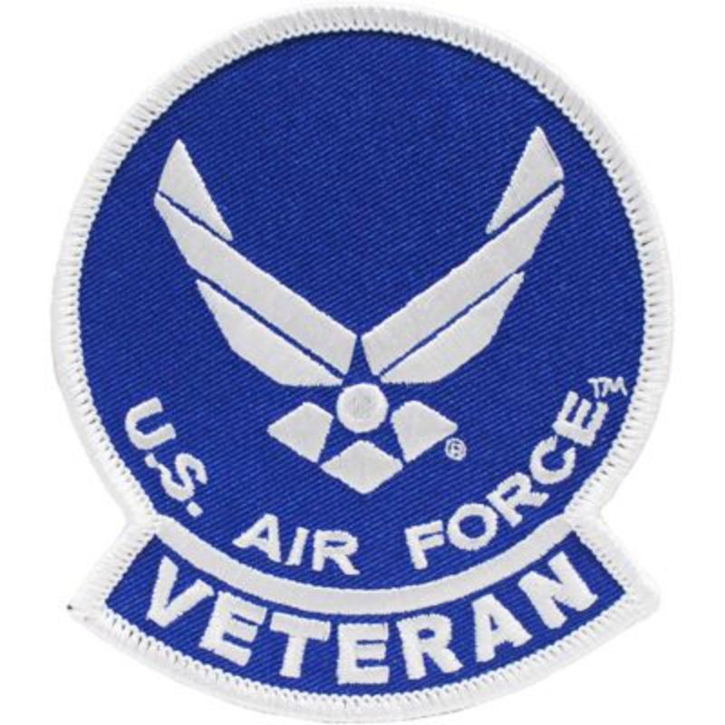 PM5122 Patch - USAF Symbol, Veteran - 3.63 in.