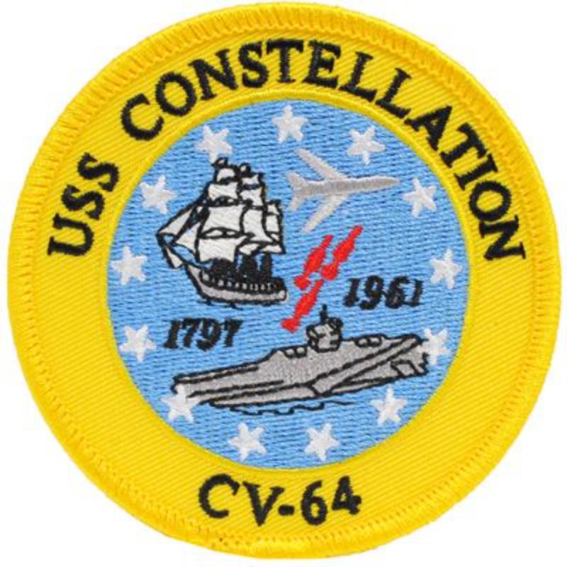 PM5271 Patch - USS, Constellation - 3.63 in.