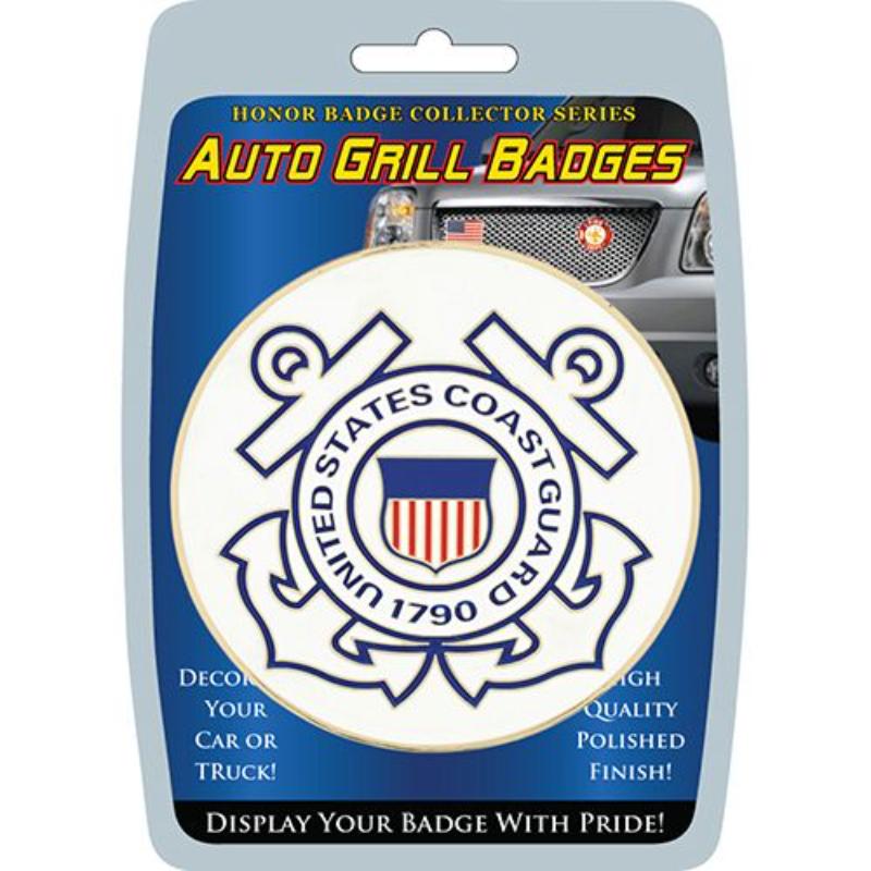 MD6100 Car Grill Decal - US Coast Guard - 3 in.