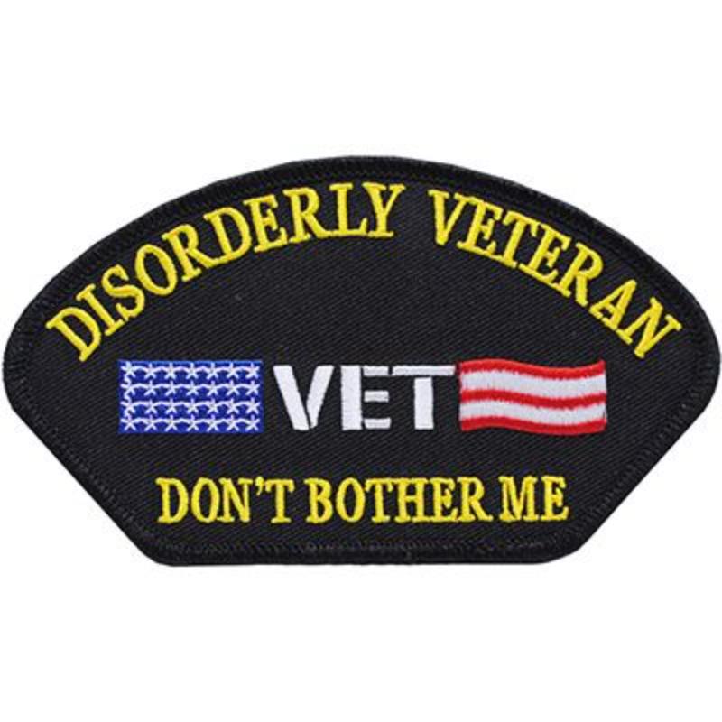 PM1445 Patch - Fun, Disorderly - Veteran - 5.25 x 3 in.