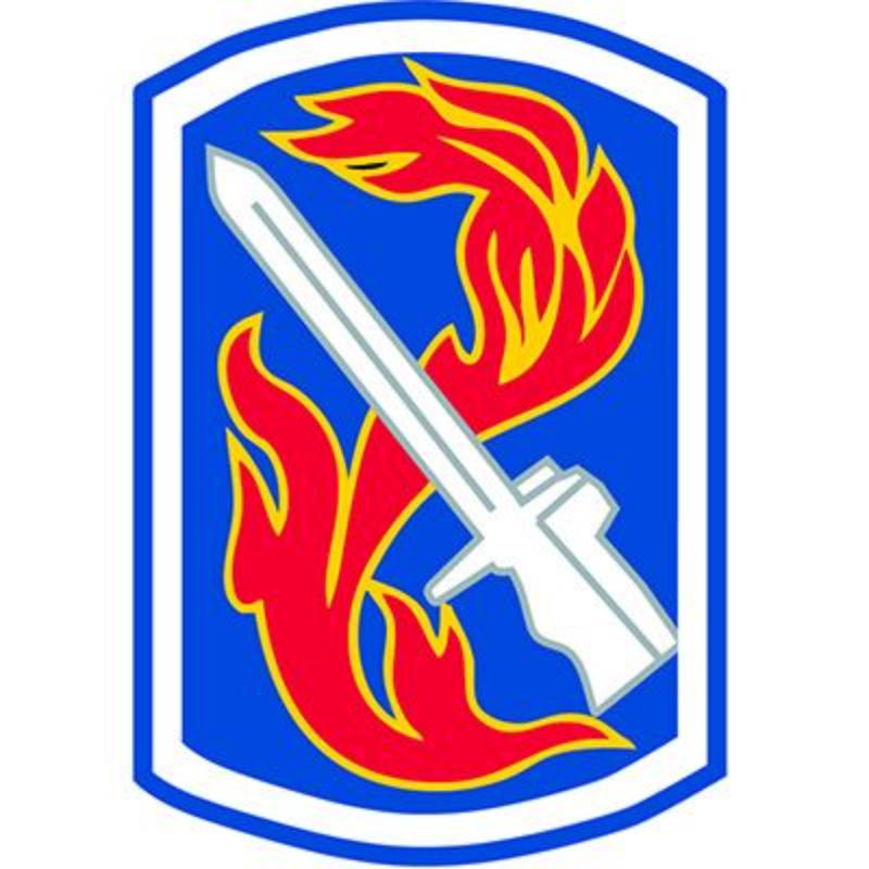 PM3742 Patch - Army, 198th Infantry Brigade - 3.13 in.