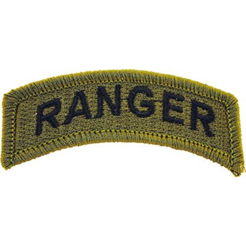 PM3773 Patch - Army, Tab, Ranger - 2.5 x 1 in.