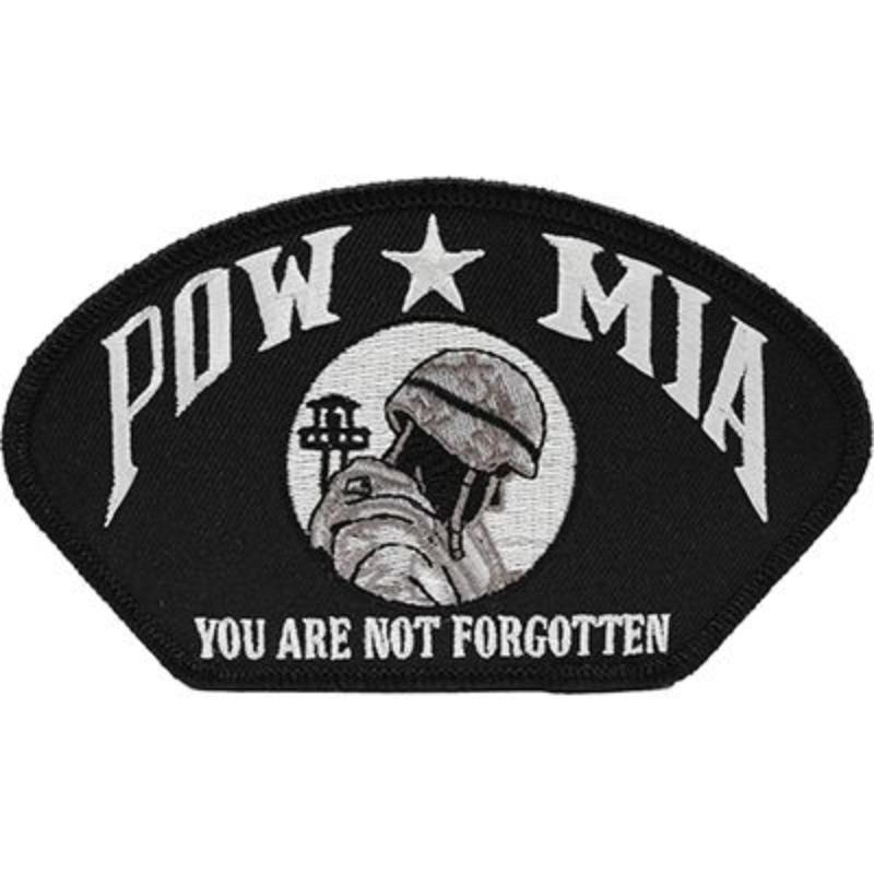PM1484 Patch - Pow Mia, Hat - 5.25 x 3 in.