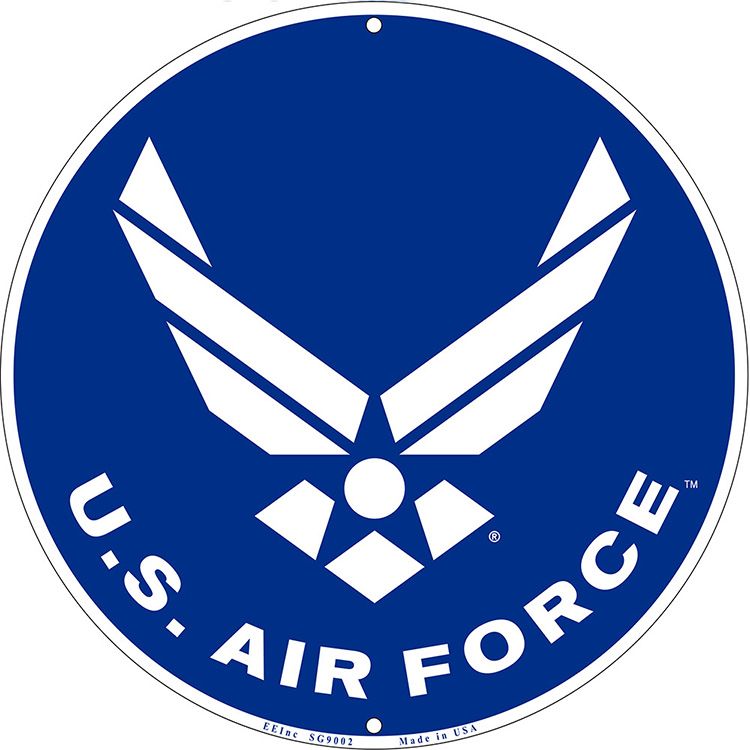 SG9002 Sign - U.S.Air Force Symbol - 12 in.