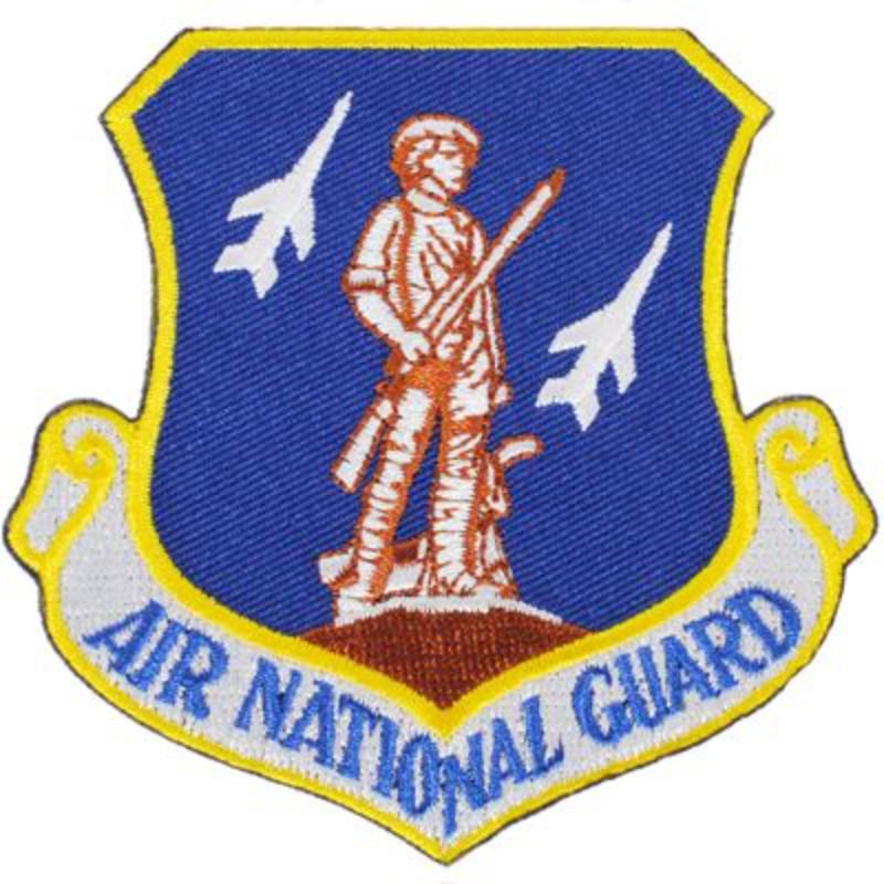 PM1121 Patch - USAF, Air National Guard - 3.63 in.