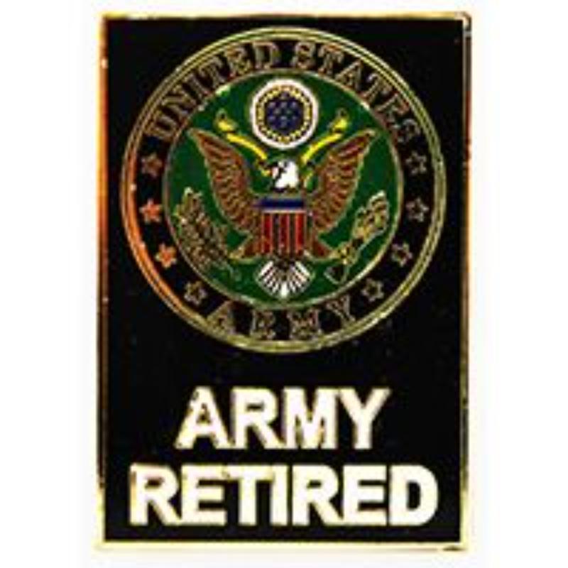 P16427 Pin - Army Symbol, Retired - 1.5 in.