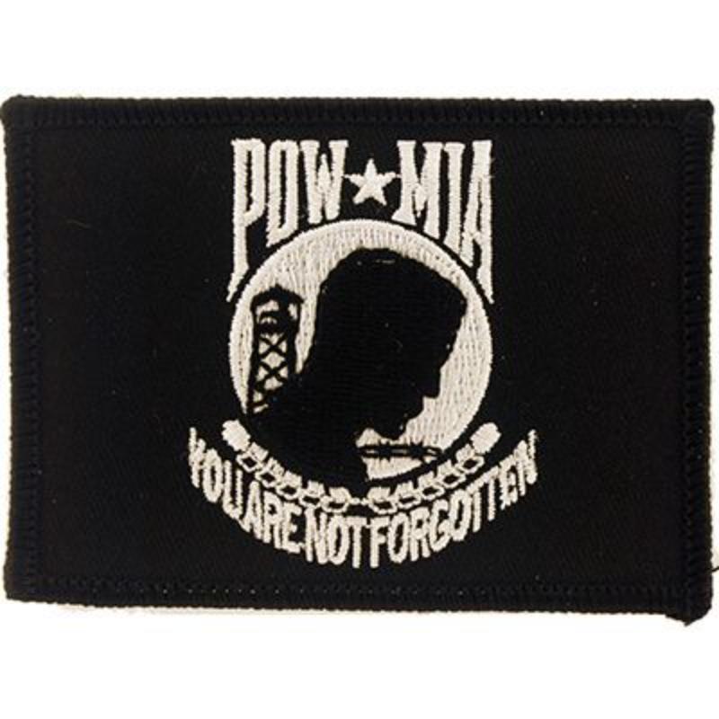 PM3866 Patch - Pow Mia Flag - 3.5 x 2.5 in.