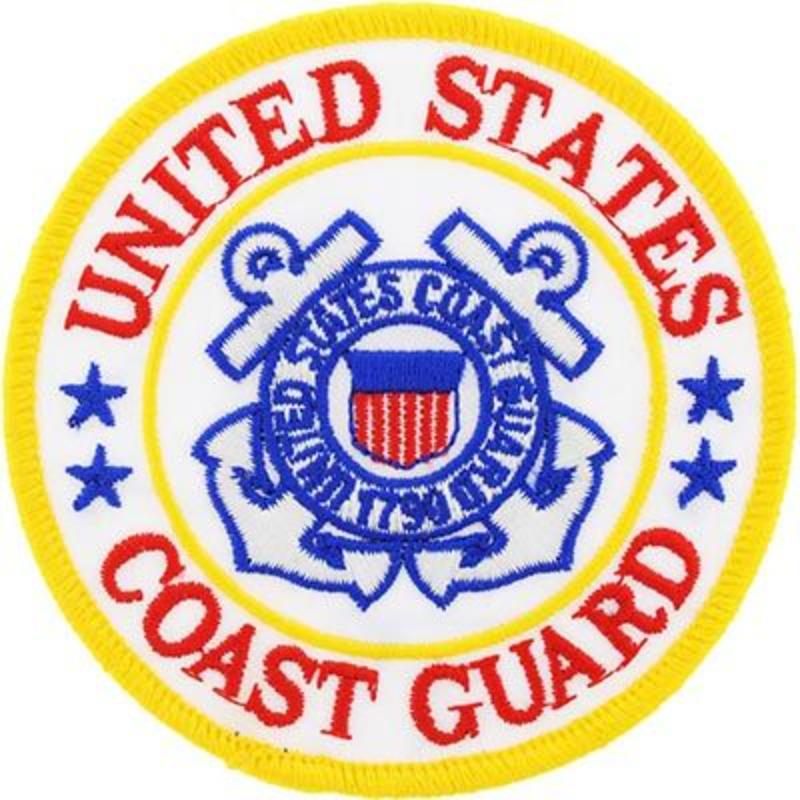 PM0969 Patch - United States Coast Guard, Logo 3 II - 3.63 in.