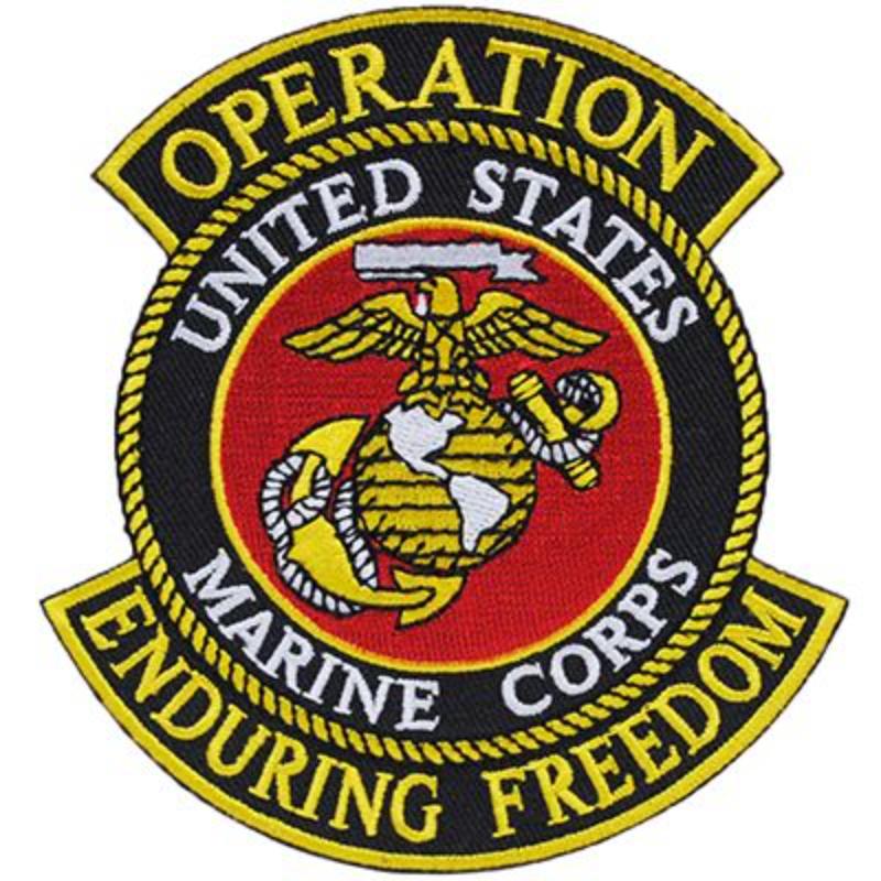 PM1171 Patch - Enduring Freedom Usmc - 4 in.
