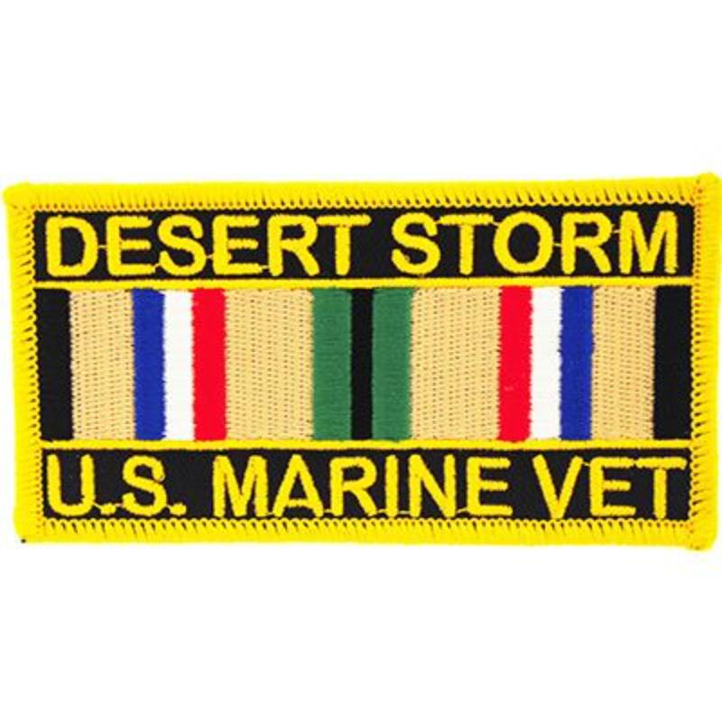 PM1143 Patch - Desert Strom USMC - Service Ribbon - 4 x 2.13 in.