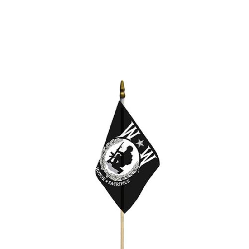 F6886 Flag - Wounded Warrior - 4 x 6 in.