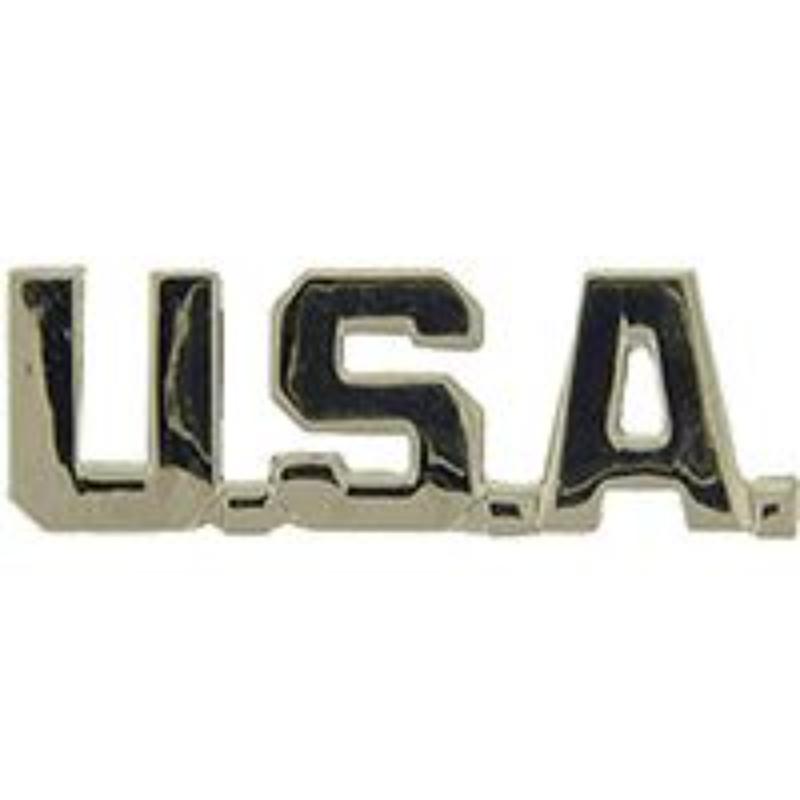 P15356 Pin - U.S.A.Letters, SLV - 1 in.