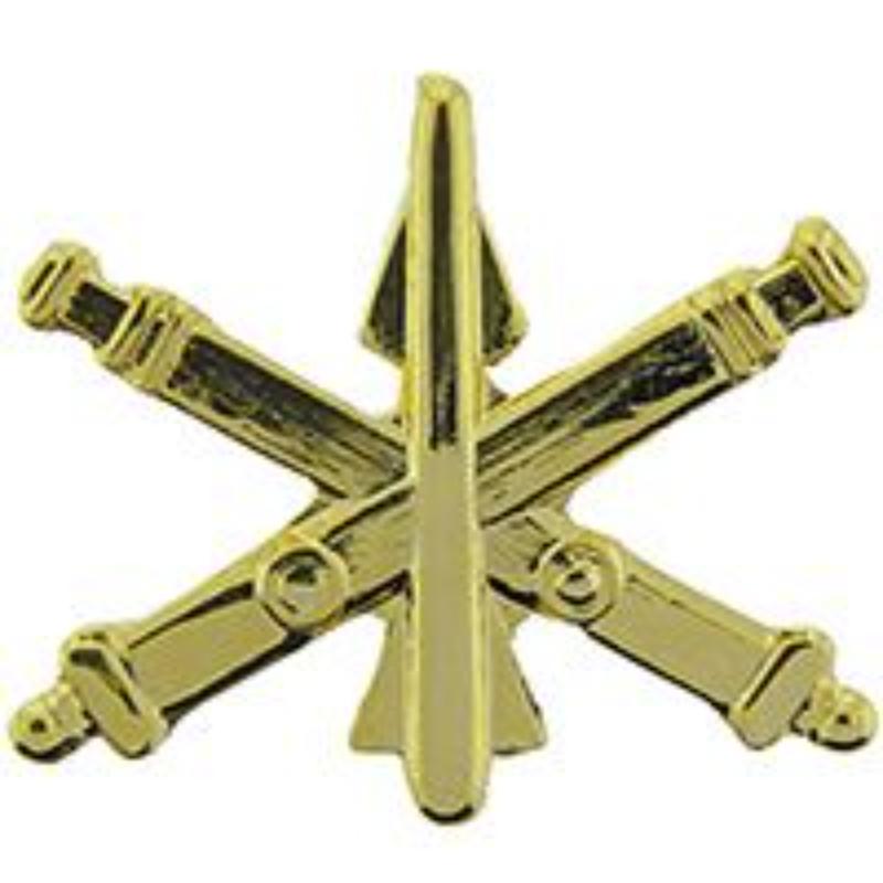 Army Artillery Air Defense Pin - Gold - 0.88 in. - Durable Design
