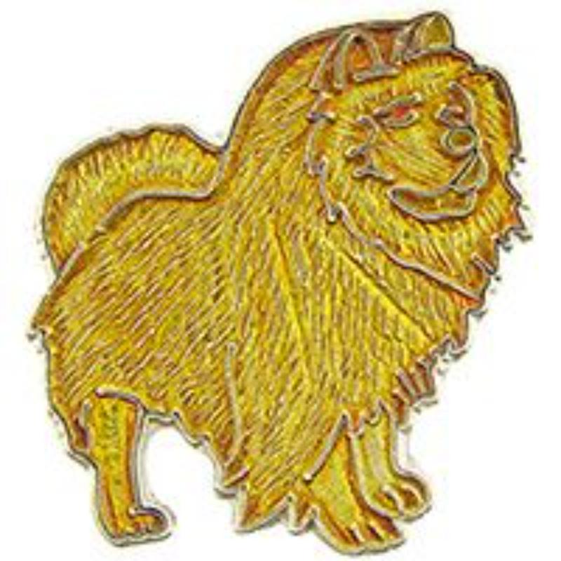 P00329 Pin - Dog, Chow, Brown - 1 in.