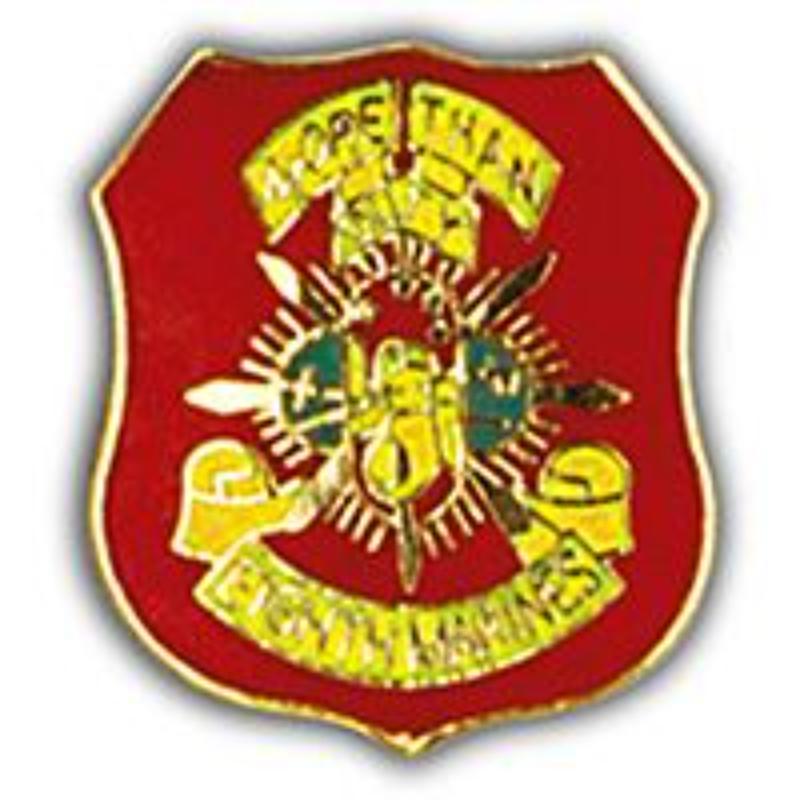 P15796 Pin - USMC, 8th Regiment - 1 in.