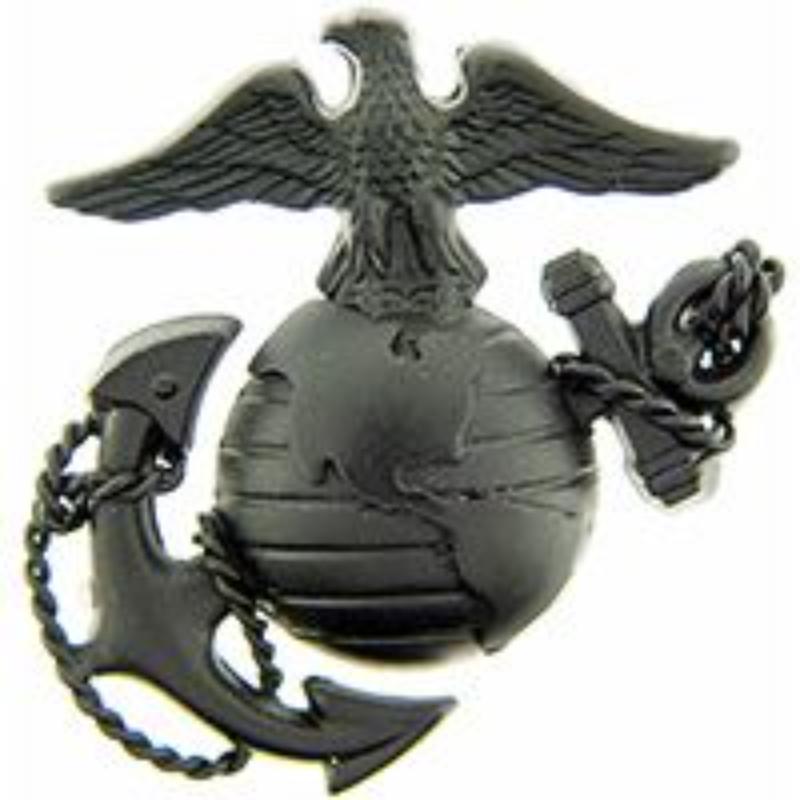 USMC E3 Left Cap Pin - 1.63 in. - Durable Military Emblem