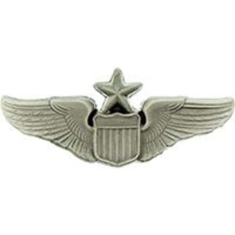 USAF Senior Pilot Wing Pin - Silver - 2 in. - Durable Design