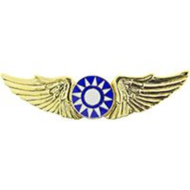 USAF Flying Tigers Wing Pin - Multicolor - 2.625 in. - Military Insignia