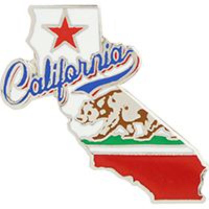 P60451 Pin - California - 1 in.