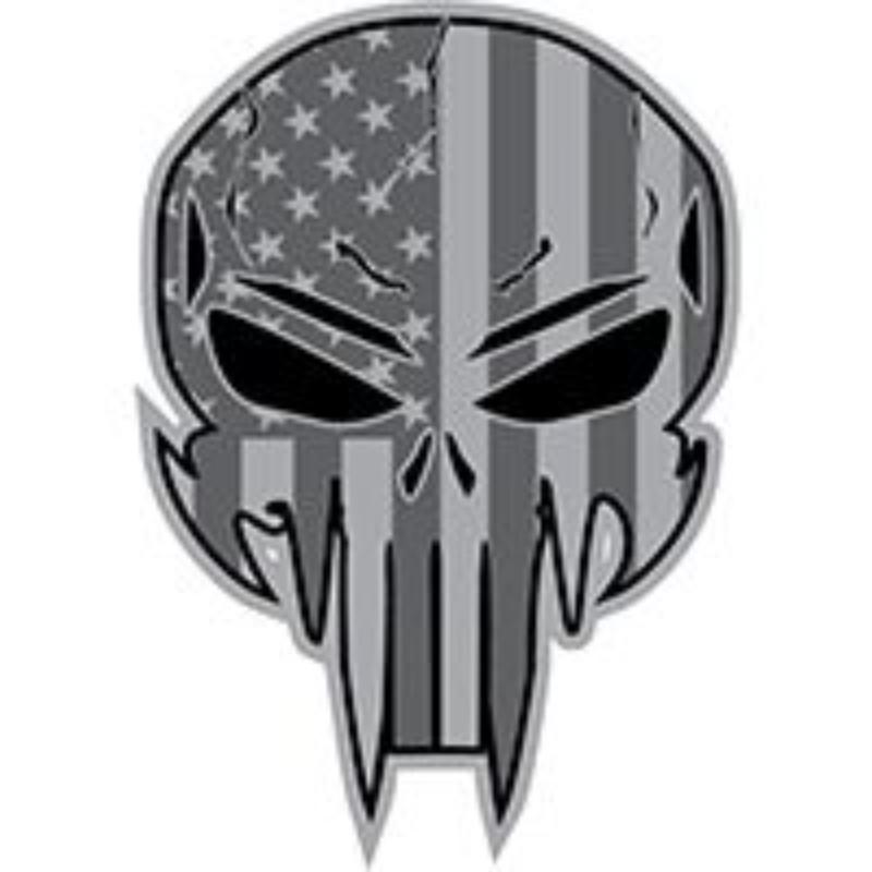 P61883 Pin - Sniper Skull - Pewter - 1.25 in.