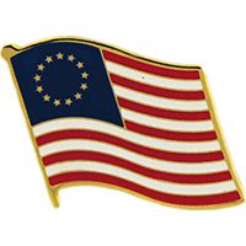 P61997 Pin - USA, Flag, Betsy Ross - 1 in.