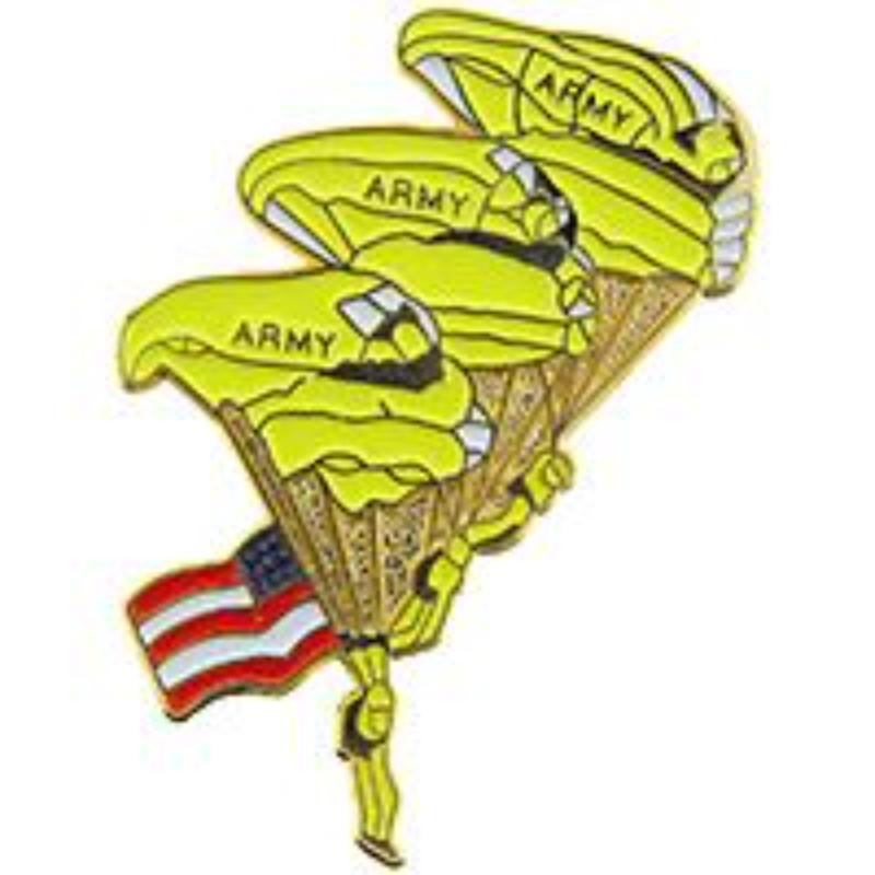 P62475 Pin - Army, Golden Knights - Para Team - 1 in.