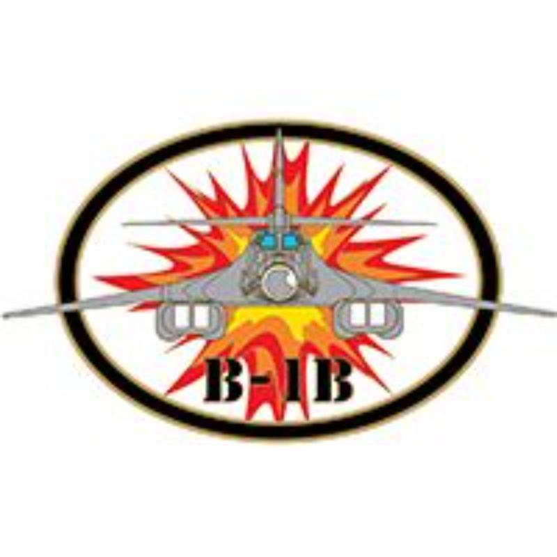 P62848 Pin - APL, B-1 Bomber - Logo - 1 in.