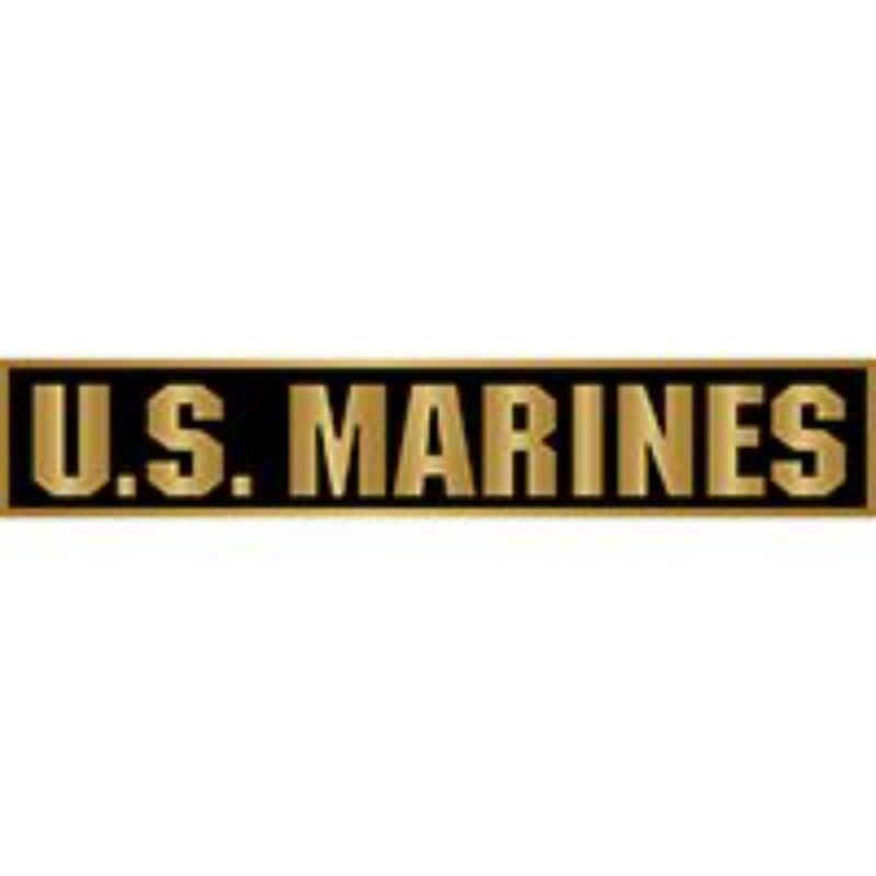 P64024 Pin - U.S. Marines Script - 1.38 in.