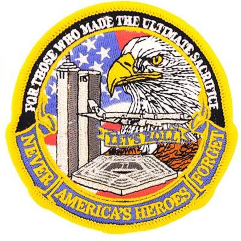 Picture of Eagle Emblems PM0025 Patch - USA&#44; 911&#44; Army Heroes - 3.5 in.