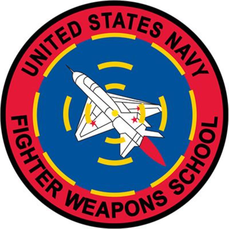 Picture of Eagle Emblems PM0039 Patch - USN&#44; Fighter Weapons School - 3.63 in.