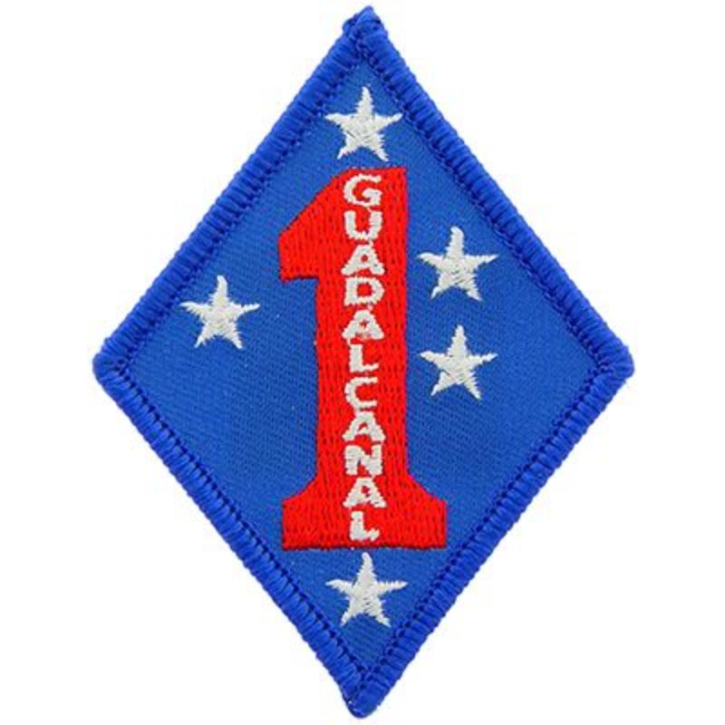 PM0055 Patch - USMC, 1st Division - 3.5 in.